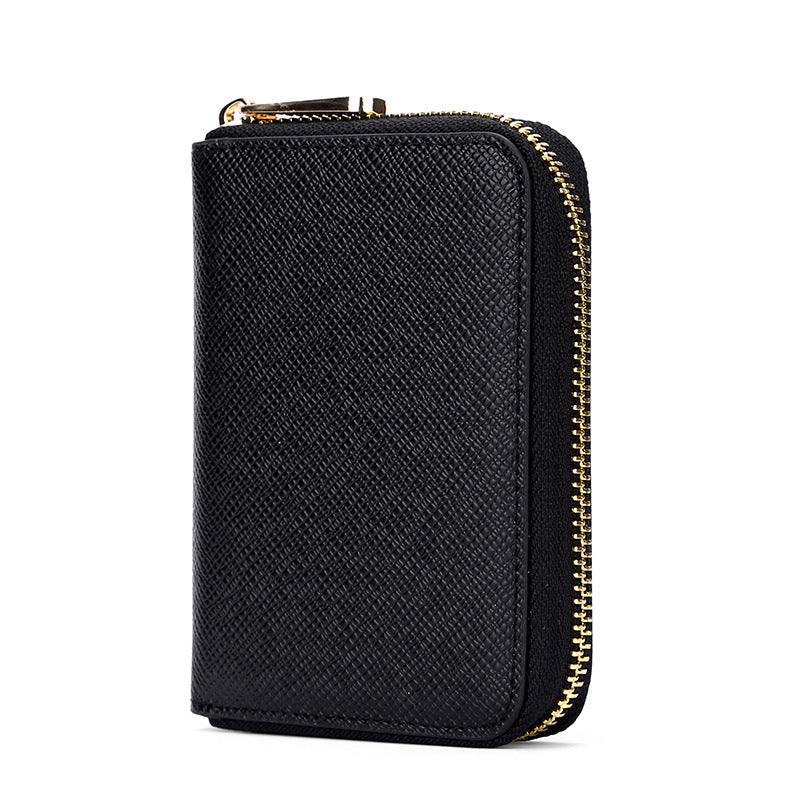 Custom Logo Textured zipper leather coin purse | Premium Corporate Gifts and Custom Gifts