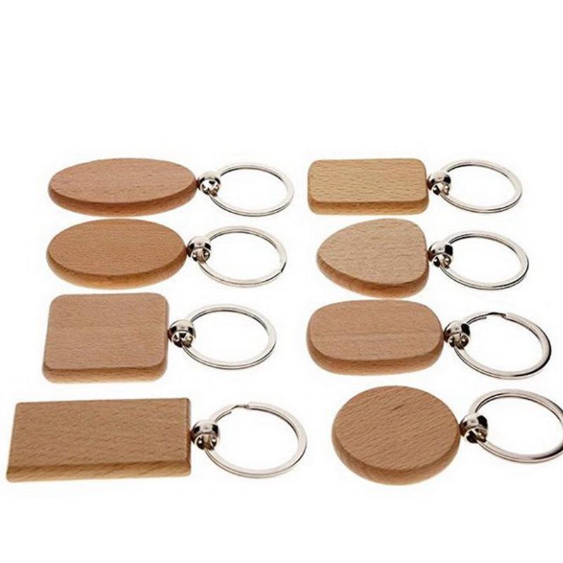 Custom Logo Wood Grain Keychain | Premium Corporate Gifts and Custom Gifts
