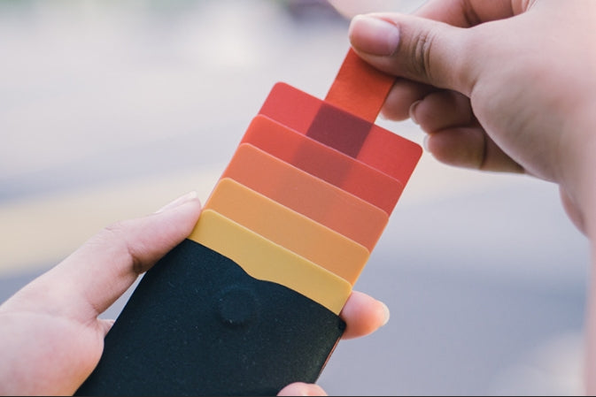 Custom Logo Business Gradient Card Holder | Premium Corporate Gifts and Custom Gifts