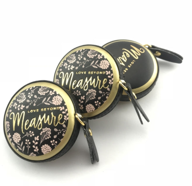 Custom Logo PU Gold Edge Cloth Ruler | Premium Corporate Gifts and Custom Gifts