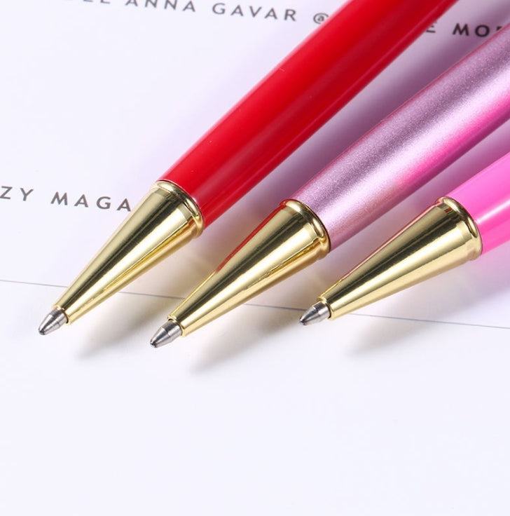 Custom Logo Gold foil rhinestone pen | Premium Corporate Gifts and Custom Gifts