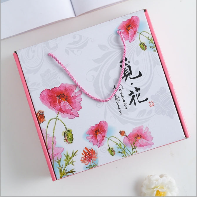 Custom Logo Japanese Snowflake Bowl Set | Premium Corporate Gifts and Custom Gifts