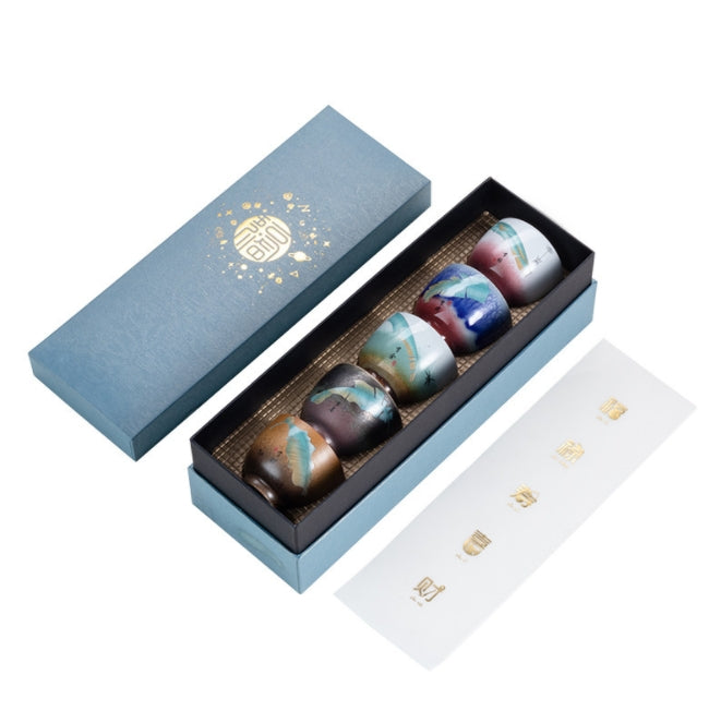 Custom Logo Japanese Teacup Gift Box Set | Premium Corporate Gifts and Custom Gifts