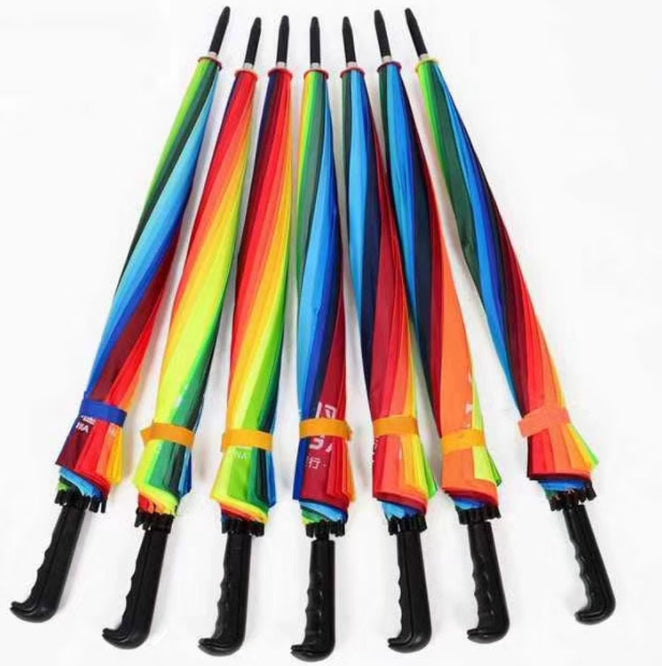 Custom Logo Rainbow Advertising Umbrella | Premium Corporate Gifts and Custom Gifts