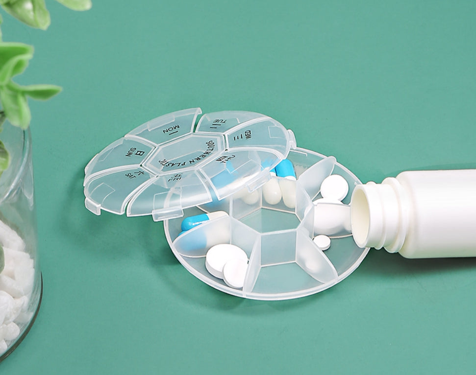 Custom Logo Transparent seven-compartment box | Premium Corporate Gifts and Custom Gifts