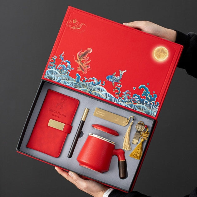 Custom Logo Business Office Tea Set of Five | Premium Corporate Gifts and Custom Gifts