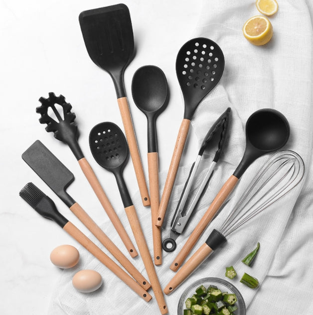 Custom Logo Kitchen utensils and tableware set of eleven pieces | Premium Corporate Gifts and Custom Gifts