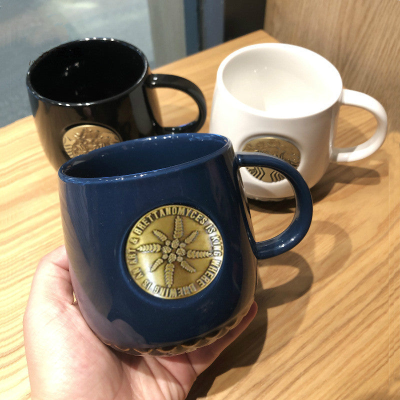 Custom Logo Starbucks Similar Copper Sheet Cylinder Cup | Premium Corporate Gifts and Custom Gifts