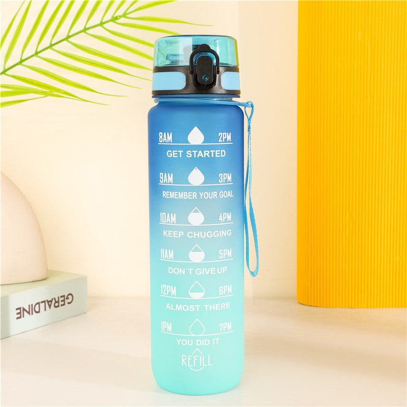 Custom Logo Colorful gradient color water bottle 1L | Premium Corporate Gifts and Custom Gifts