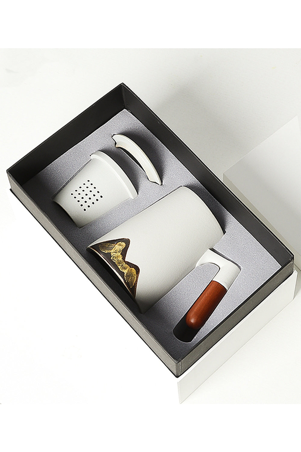 Custom Logo Yuanshan Tea Water Tea Cup Ceramic Mug Corporate Gift Box 450 ml | Premium Corporate Gifts and Custom Gifts