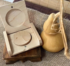 Custom Logo Round Magnetic Wooden Flash Drive | Premium Corporate Gifts and Custom Gifts