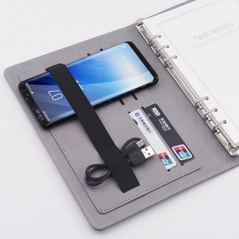 Custom Logo Charging Premium Multifunctional Office Notebook with Desk Lamp | Premium Corporate Gifts and Custom Gifts