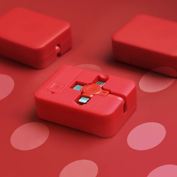 Custom Logo Multi-color mobile phone telescopic three-in-one data cable | Premium Corporate Gifts and Custom Gifts