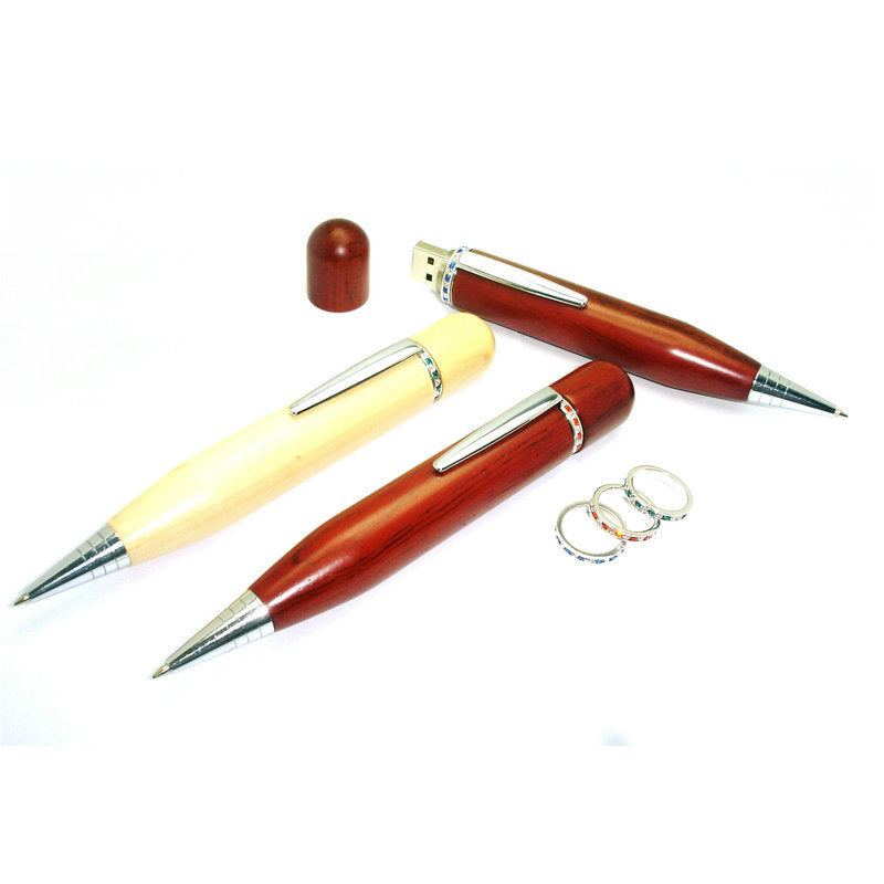 Custom Logo Wooden USB Pen Set | Premium Corporate Gifts and Custom Gifts