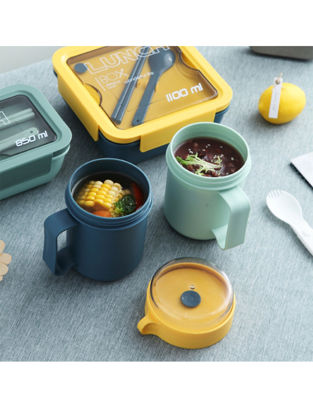 Custom Logo Japanese Color Jumping Soup Cup 500ml | Premium Corporate Gifts and Custom Gifts