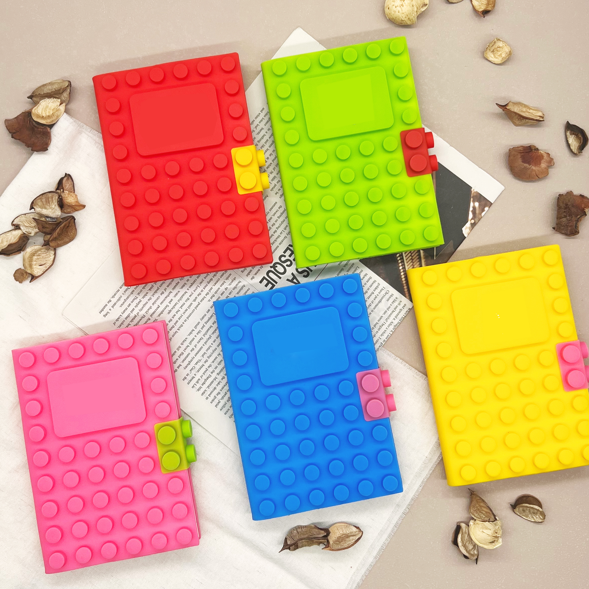 Custom Logo Building block-shaped notebook | Premium Corporate Gifts and Custom Gifts