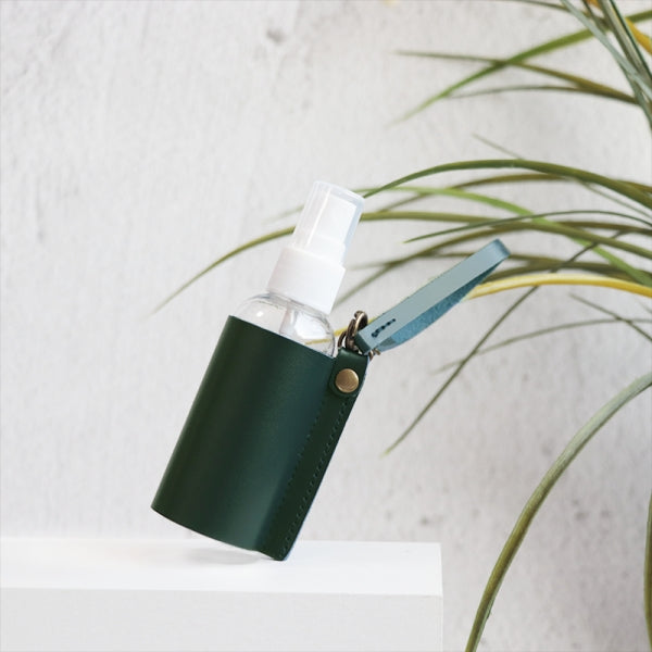 Custom Logo Leather Multi-Colored Cylindrical Spray Bottle Holster | Premium Corporate Gifts and Custom Gifts