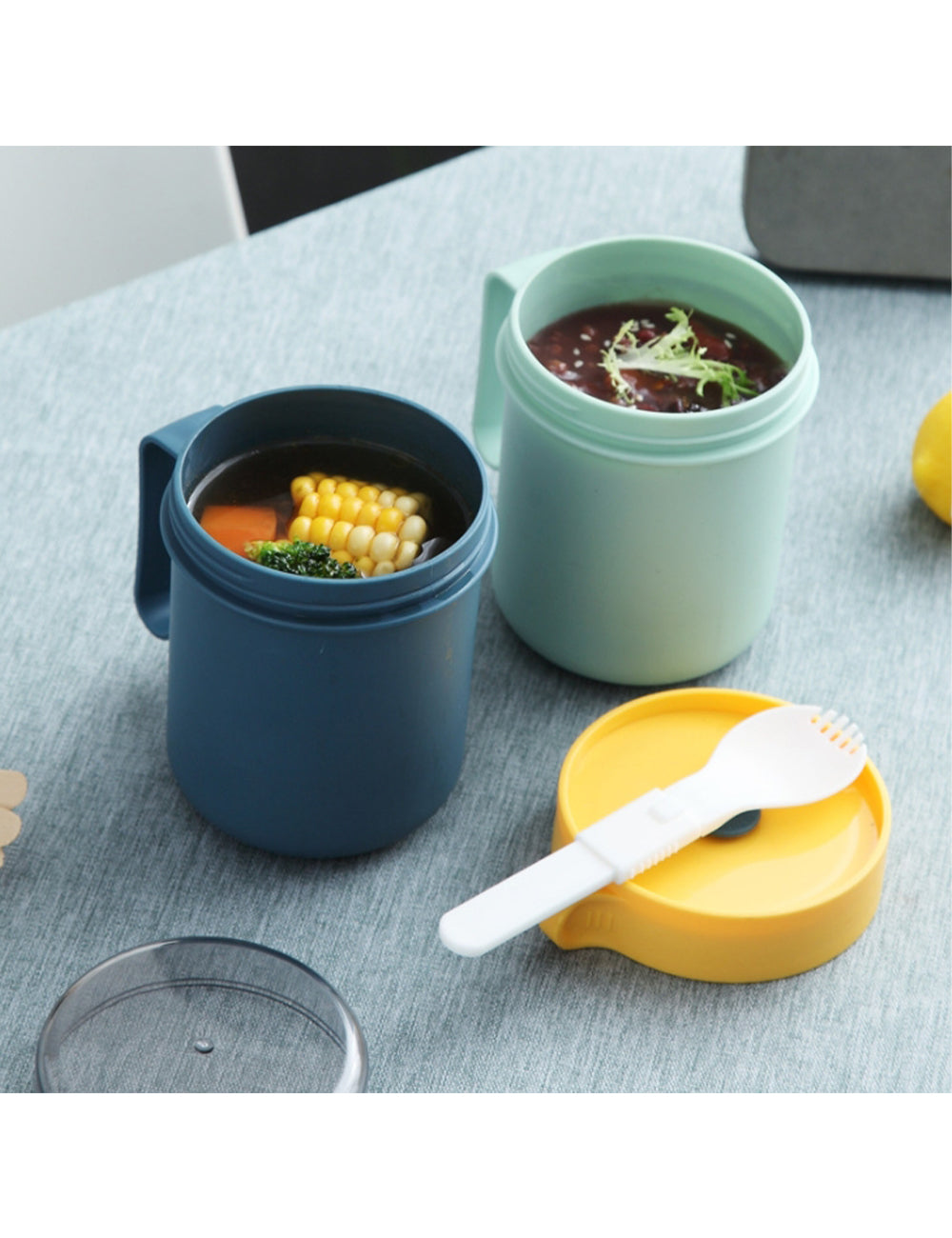 Custom Logo Japanese Color Jumping Soup Cup 500ml | Premium Corporate Gifts and Custom Gifts