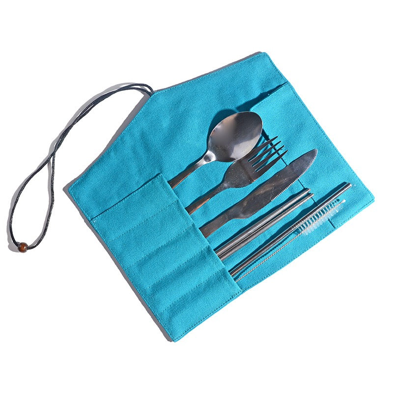 Custom Logo 6-Piece 304 Stainless Steel Cutlery Set | Premium Corporate Gifts and Custom Gifts