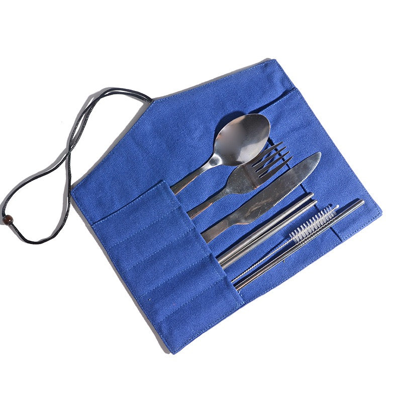 Custom Logo 6-Piece 304 Stainless Steel Cutlery Set | Premium Corporate Gifts and Custom Gifts