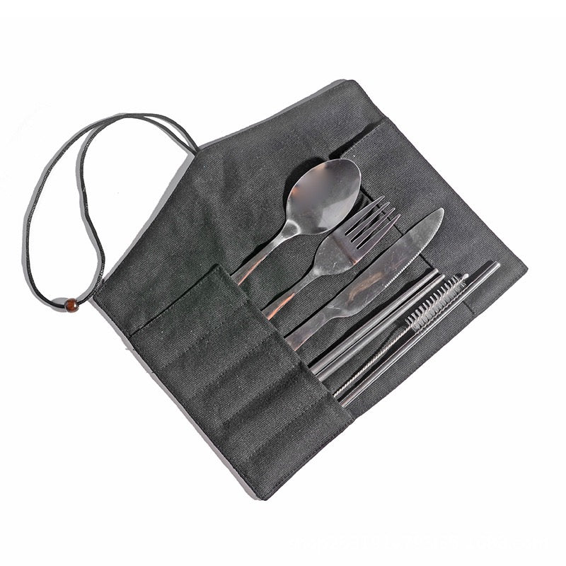 Custom Logo 6-Piece 304 Stainless Steel Cutlery Set | Premium Corporate Gifts and Custom Gifts