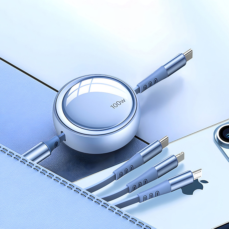 Custom Logo Car Fast Charging 3-in-1 Charging Cable | Premium Corporate Gifts and Custom Gifts