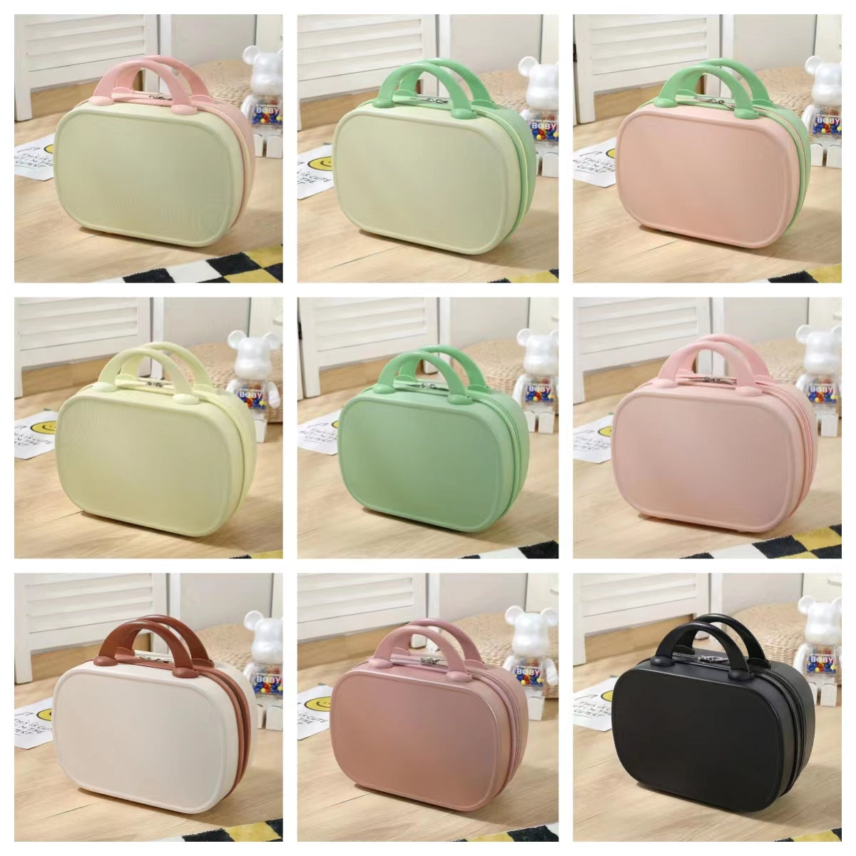 Custom Logo 14-inch Retro Makeup Suitcase | Premium Corporate Gifts and Custom Gifts