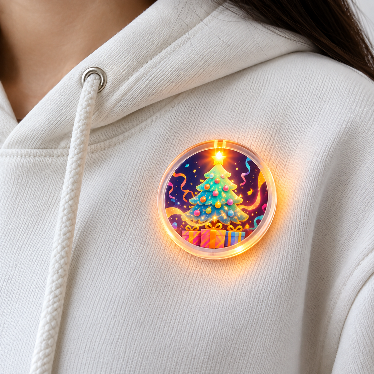 Custom Logo LED Light-Up Badge | Premium Corporate Gifts and Custom Gifts