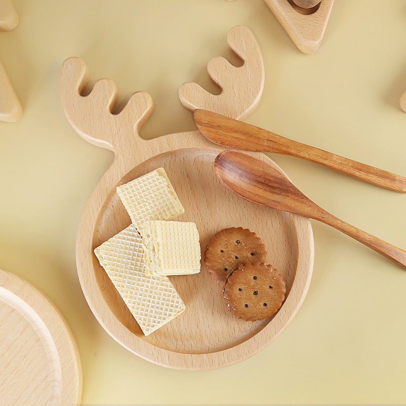 Custom Logo Christmas Wooden Snack Tray | Premium Corporate Gifts and Custom Gifts