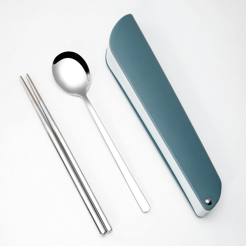 Custom Logo Nordic-Style Portable Cutlery Set (3 Pieces) | Premium Corporate Gifts and Custom Gifts