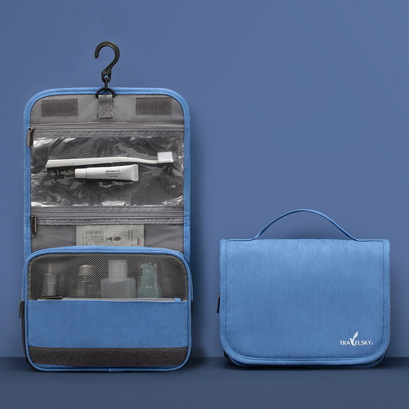 Custom Logo Waterproof Travel Hook Toiletry Bag | Premium Corporate Gifts and Custom Gifts