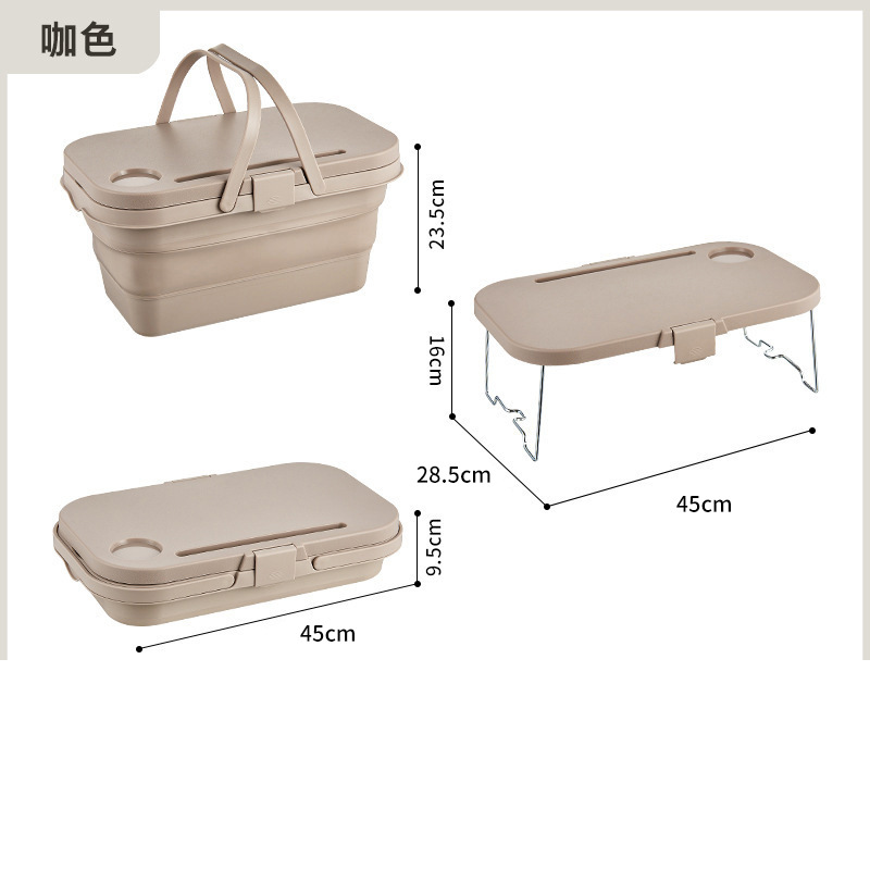 Custom Logo Outdoor Picnic Multi-functional Folding Basket | Premium Corporate Gifts and Custom Gifts