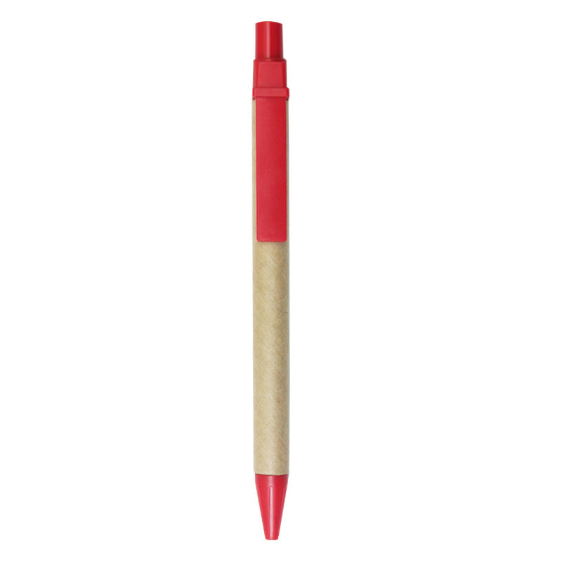 Custom Logo Environmentally Friendly Pressed Kraft Paper Advertising Pen | Premium Corporate Gifts and Custom Gifts