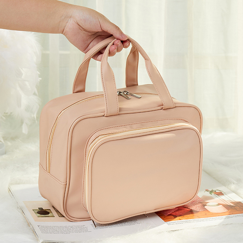 Custom Logo Dry and Wet Separation Candy-Colored Toiletry Bag | Premium Corporate Gifts and Custom Gifts