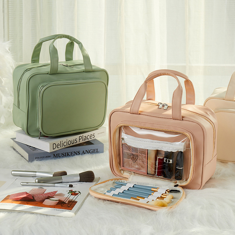 Custom Logo Dry and Wet Separation Candy-Colored Toiletry Bag | Premium Corporate Gifts and Custom Gifts