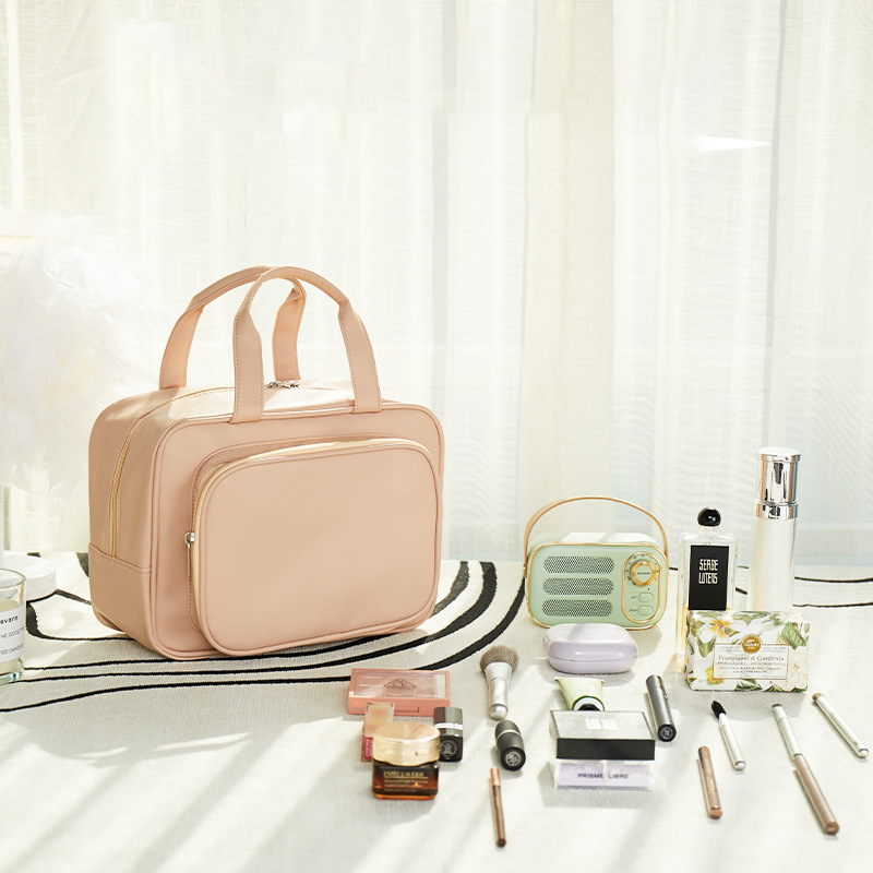 Custom Logo Dry and Wet Separation Candy-Colored Toiletry Bag | Premium Corporate Gifts and Custom Gifts