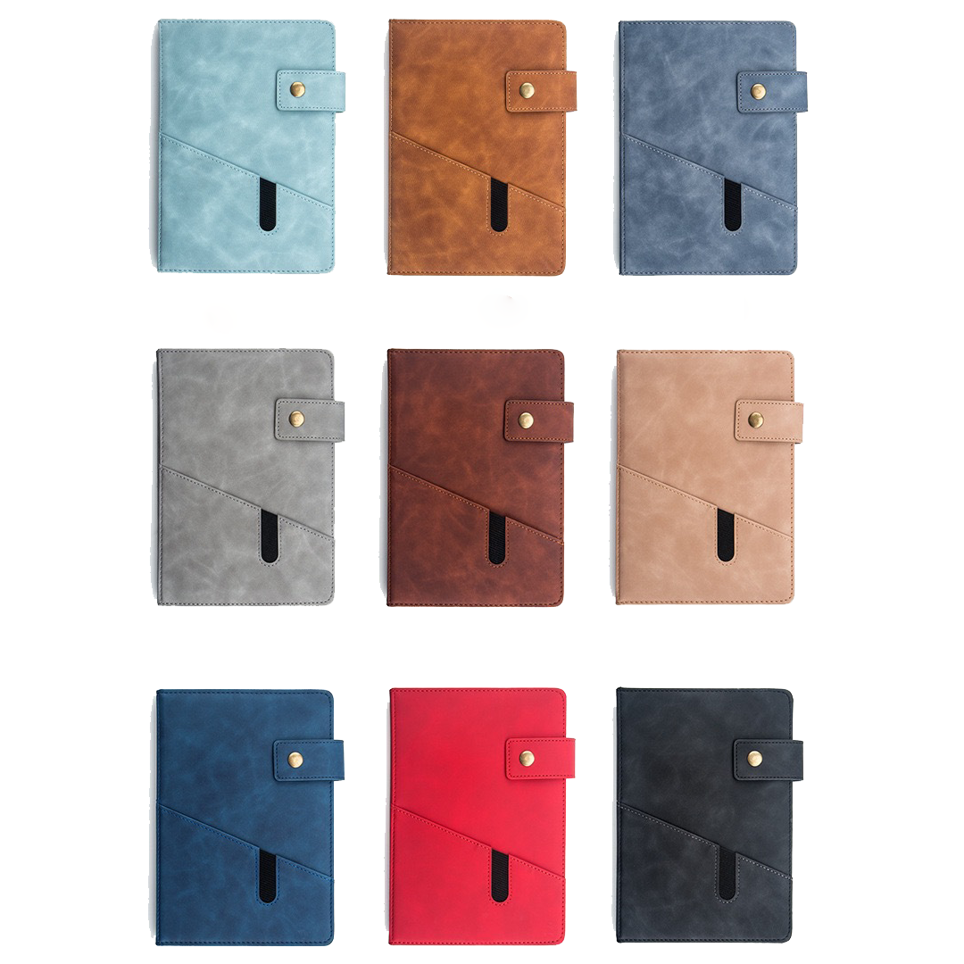 Custom Logo Copper Buckle Storage Clip Notebook | Premium Corporate Gifts and Custom Gifts