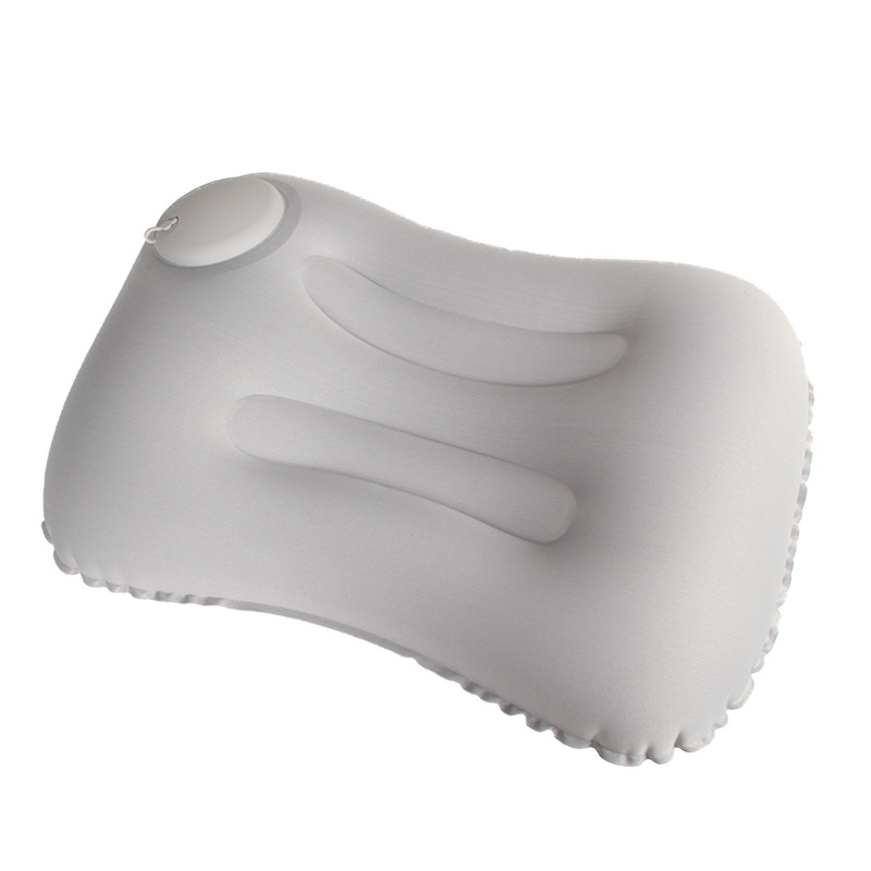 Custom Logo Press-type square inflatable neck pillow (milk shredded) | Premium Corporate Gifts and Custom Gifts