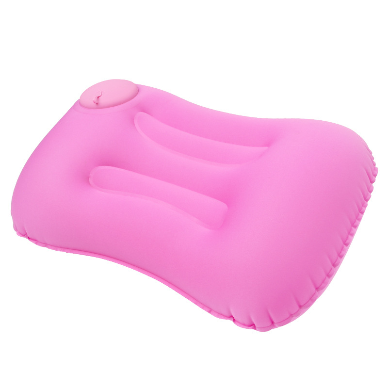 Custom Logo Press-type square inflatable neck pillow (milk shredded) | Premium Corporate Gifts and Custom Gifts