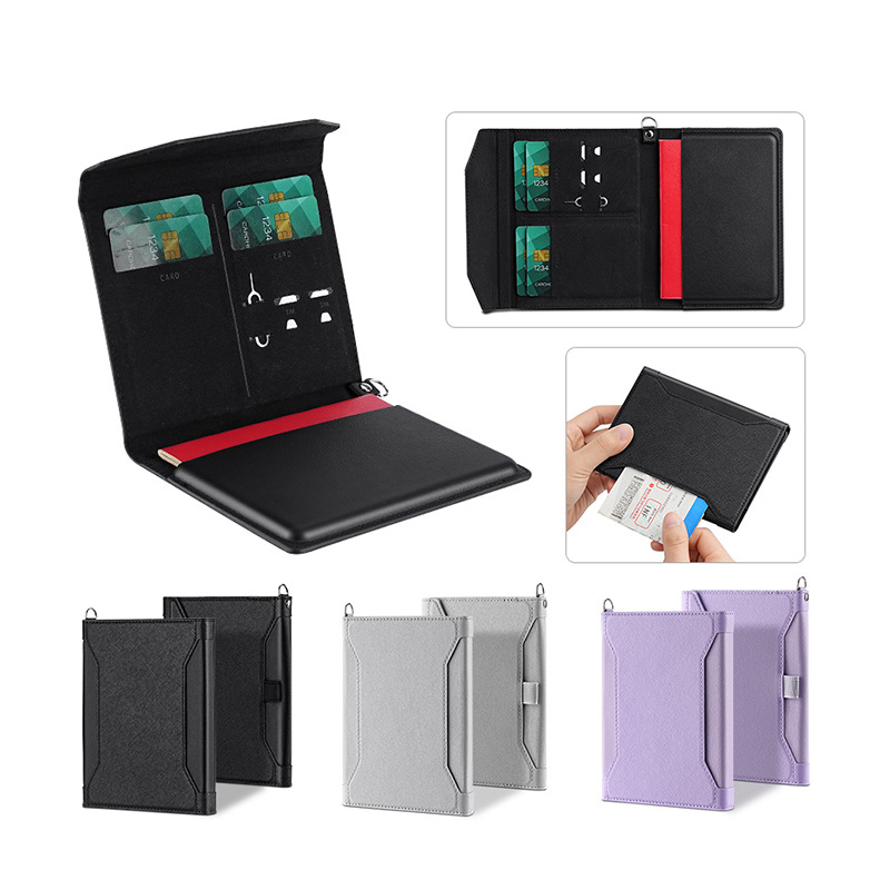 Custom Logo Multi-Function Magnetic Passport Wallet | Premium Corporate Gifts and Custom Gifts