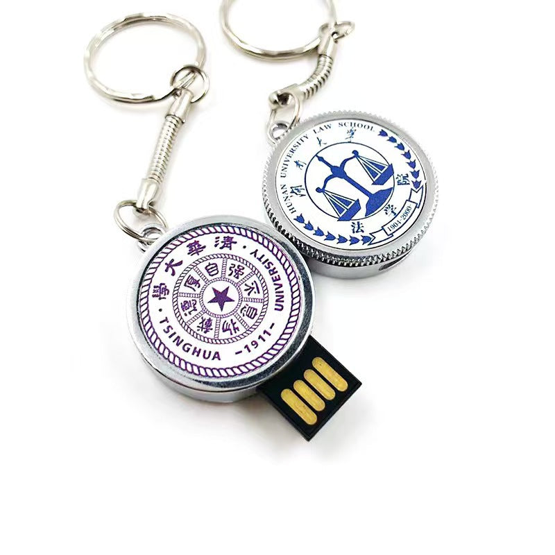 Custom Logo Metal Round Tin Box Flash Drive | Premium Corporate Gifts and Custom Gifts