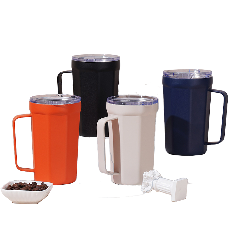 Custom Logo Portable Handle Stainless Steel Cup | Premium Corporate Gifts and Custom Gifts