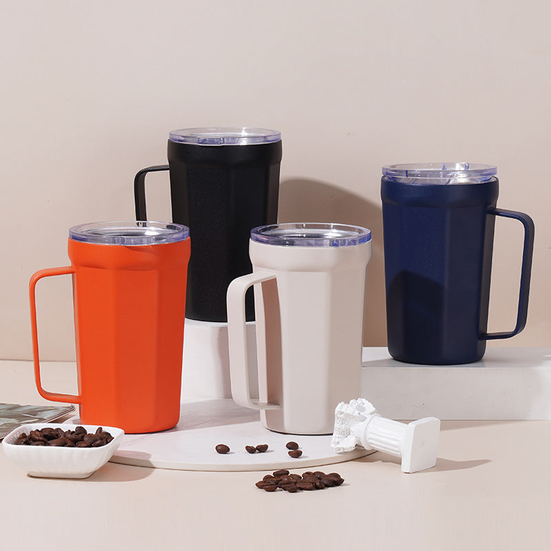 Custom Logo Portable Handle Stainless Steel Cup | Premium Corporate Gifts and Custom Gifts