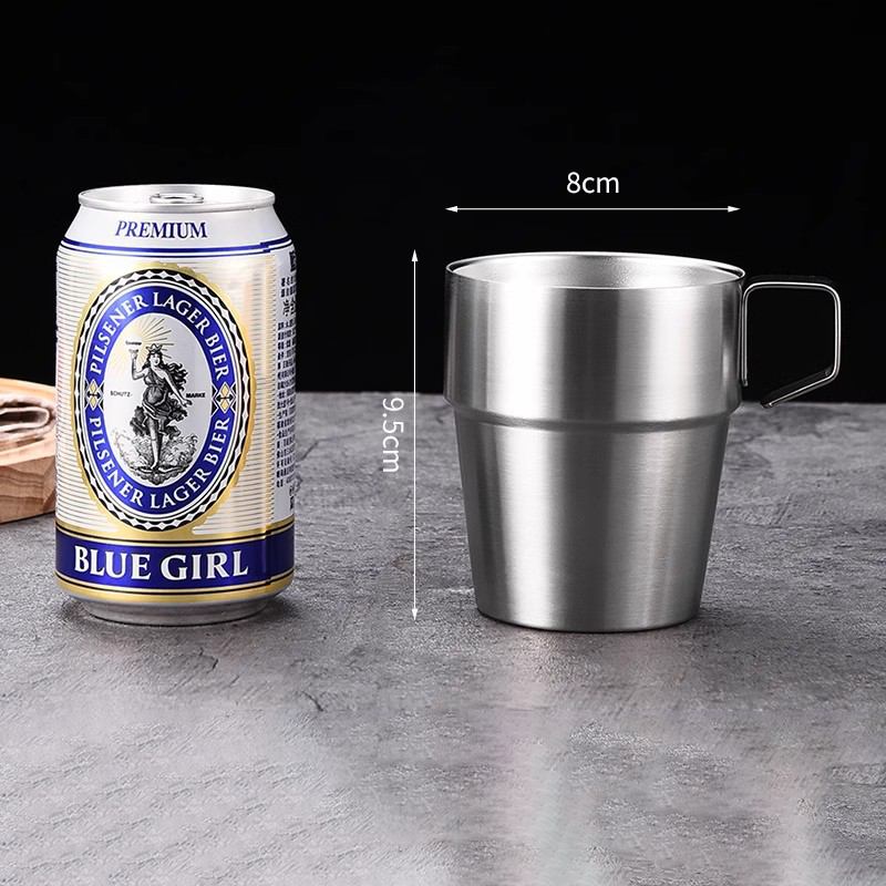 Custom Logo Stainless Steel Camping Stacking Cup | Premium Corporate Gifts and Custom Gifts