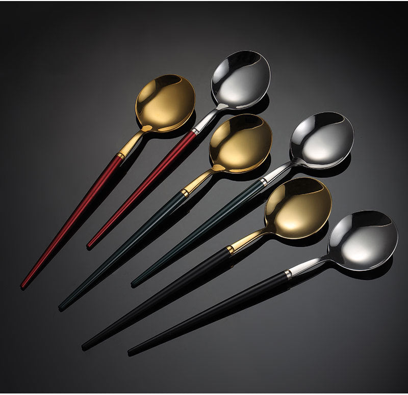 Custom Logo Exquisite 304 Tableware Three-Piece Set | Premium Corporate Gifts and Custom Gifts