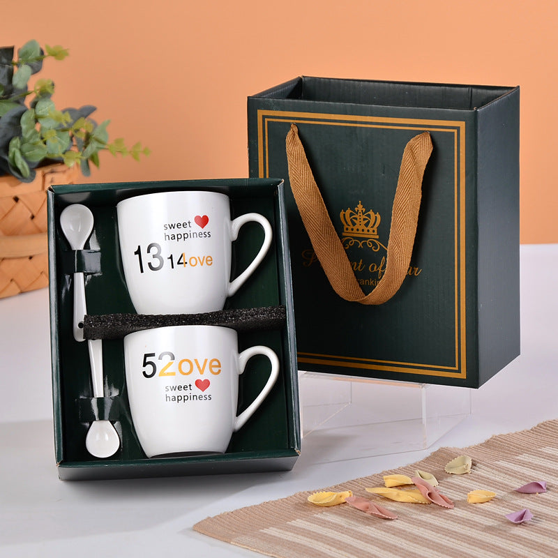 Custom Logo Couple Pair Cup Gift Box | Premium Corporate Gifts and Custom Gifts