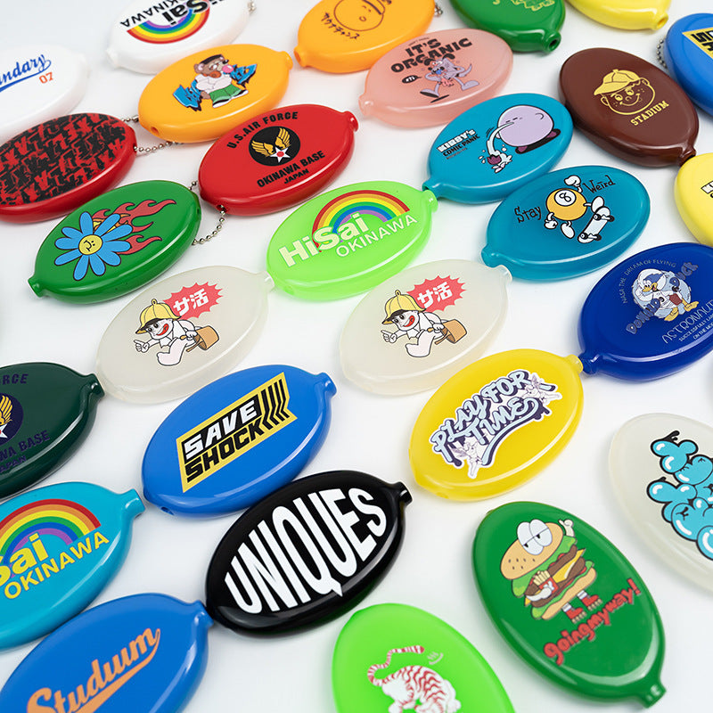 Custom Logo  PVC leaf-shaped coin purse | Premium Corporate Gifts and Custom Gifts