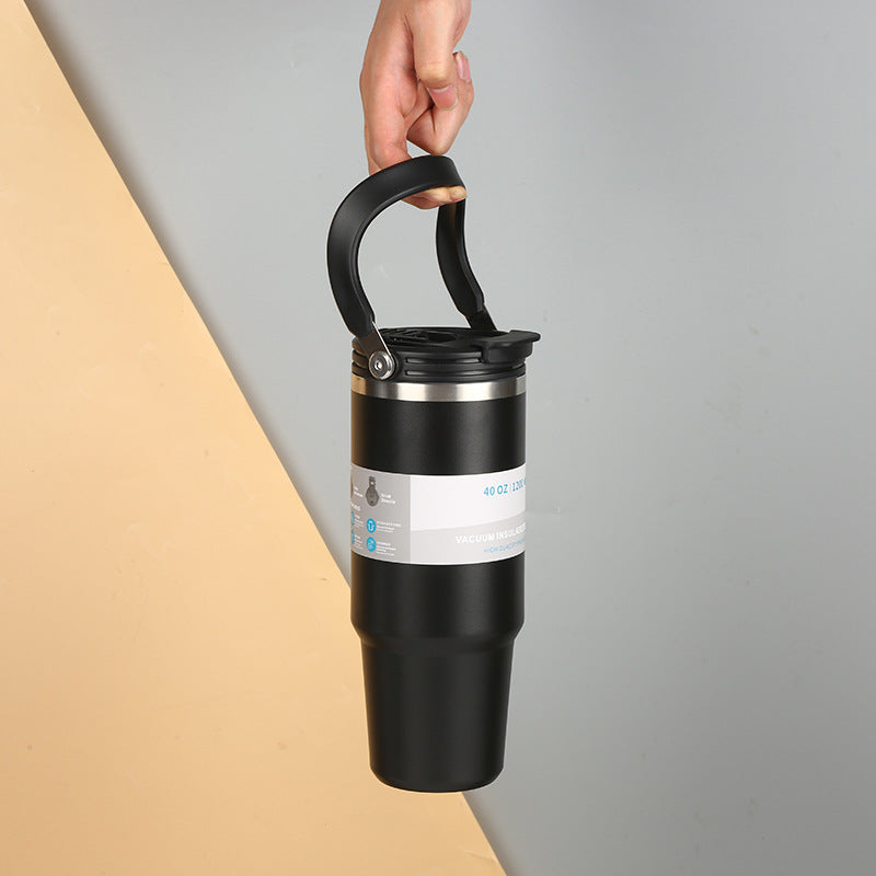 Custom Logo Double Drink Handheld Tumbler Thermos Mug | Premium Corporate Gifts and Custom Gifts