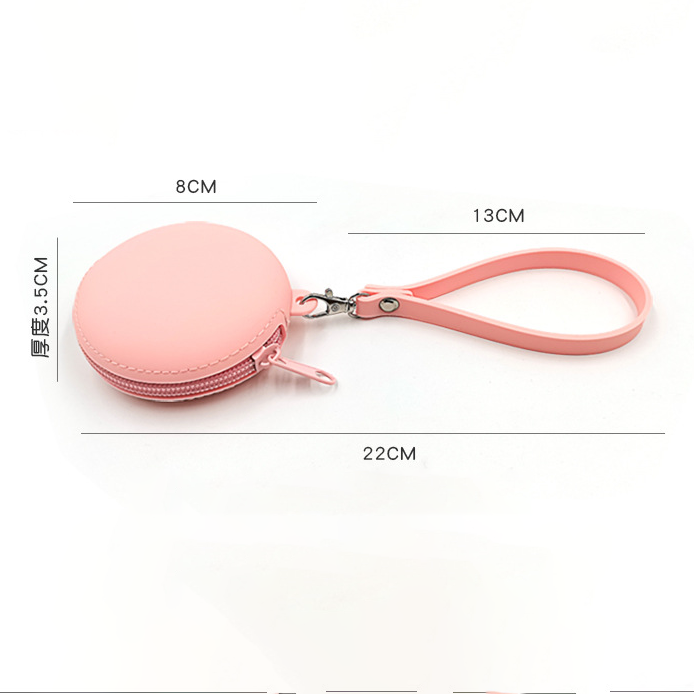 Custom Logo Round Lanyard Silicone Coin Purse | Premium Corporate Gifts and Custom Gifts