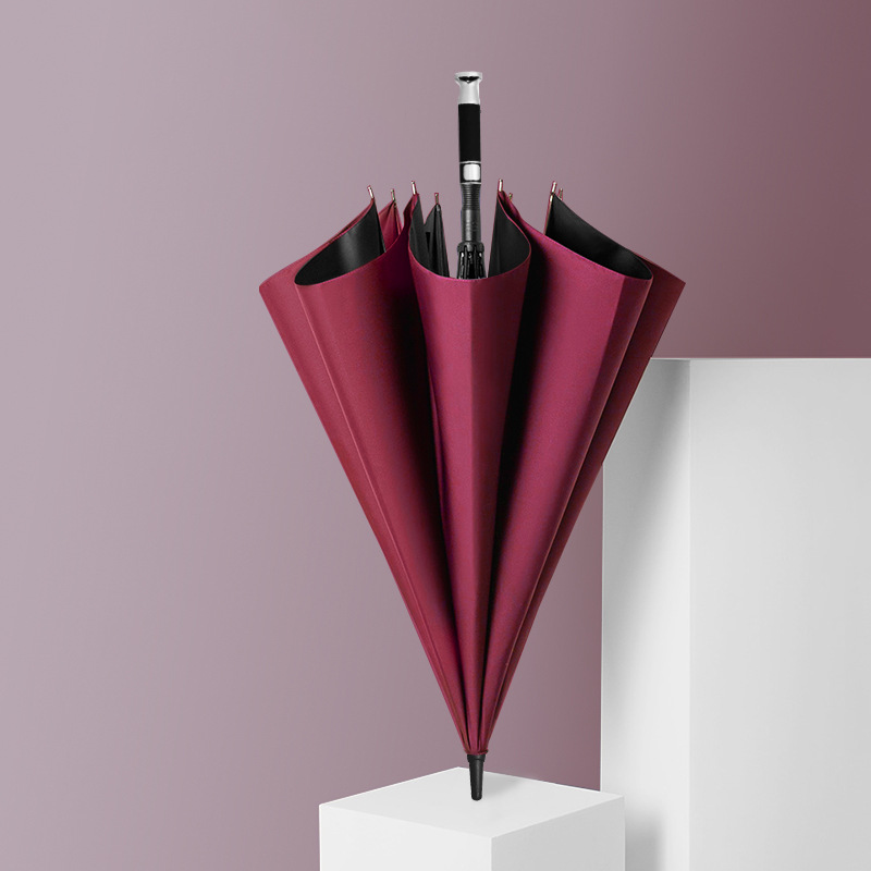 Custom Logo Fiber Long-handled Golf Umbrella | Premium Corporate Gifts and Custom Gifts